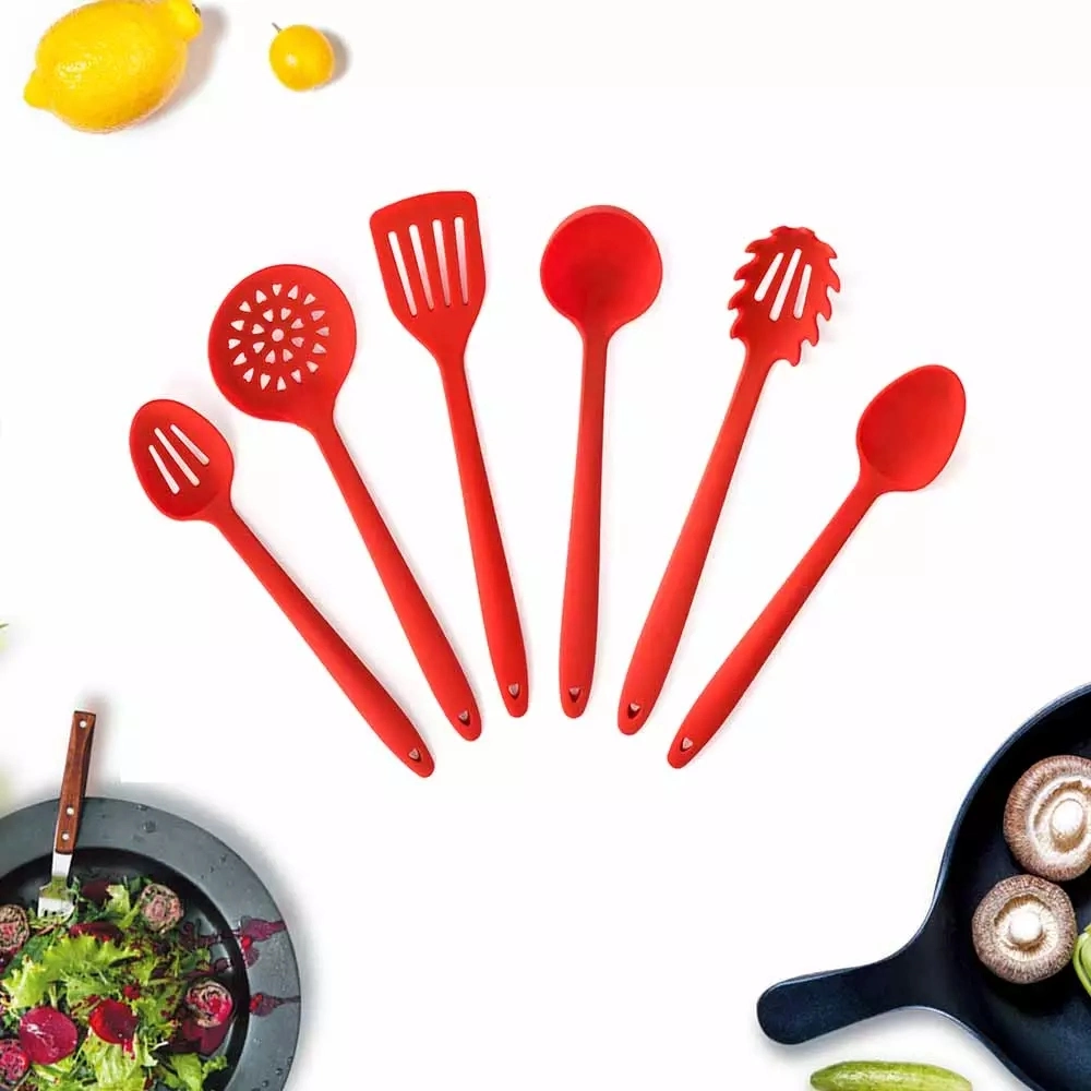 Silicone Utensils Kitchenware Set Spoonset 12 Pieces Non-Stick Heat Resistant Silicone Cooking Set