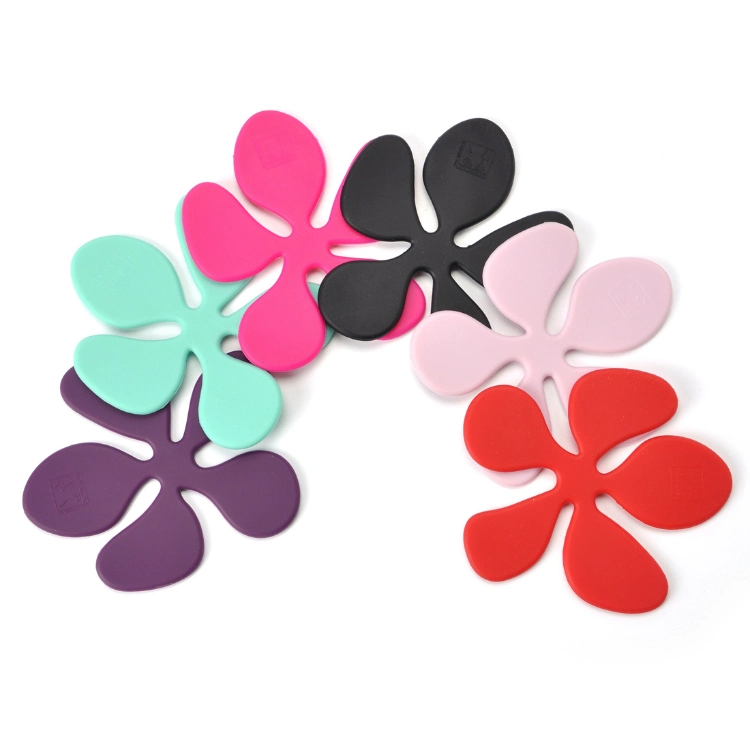 Silicone Tablemat Folding Bowl Pad Pan Holder Foldable Coaster Trivet Pot Mat for Dining Table